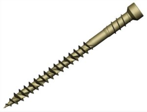 FORGEFAST Decking/Floorboard Screw Torx 4.5x60mm Tan (PK 100)