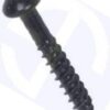 FRIULSIDER 07400E30016 WoodScrew Rnd Pozi 3.0x16mm Black ZP (EACH)