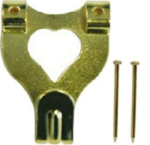 Picture Hooks No3 Pack 3 Electro Brass (PK 3)