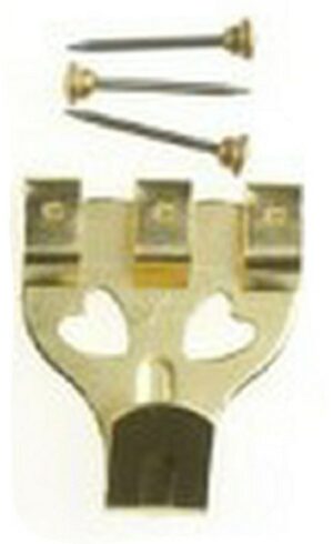 Picture Hooks No4 Pack 2 Electro Brass (PK 2)