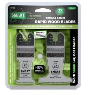 SMART H2RWK Rapid Wood Multitool Blades 32mm & 64mm (EACH)