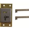 A&E SQUIRE D1425LVB Cupboard Lock Cut 1Lever 63mm LH 2Key PB (EACH)