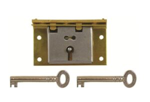 A&E SQUIRE D82VB Box Lock Cut 1Lever 51mm 2Key PB (EACH)