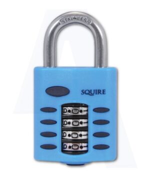 SQUIRE Padlock All-Weather Combination 40mm Blue (EACH)