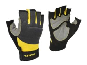 STANLEY STASY640L Fingerless Work Gloves Lge (PAIR)