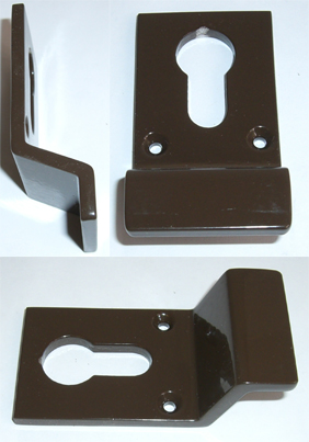 Cylinder Pull Euro 80x41mm Brown (EACH)