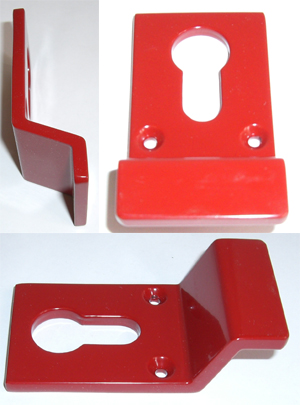 Cylinder Pull Euro 80x41mm Hewi Ruby Red (EACH)