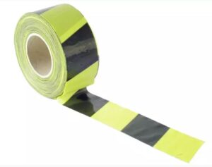 Barrier Tape Black/yellow 70mm X 500m (EACH)