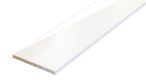 White Melamine Shelving Boards 2440 x 380 x 15mm (EACH)