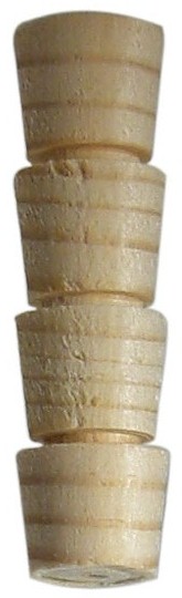 Ash Cross Grain Tapered Plug Pellets 12.7mm (PK 40)