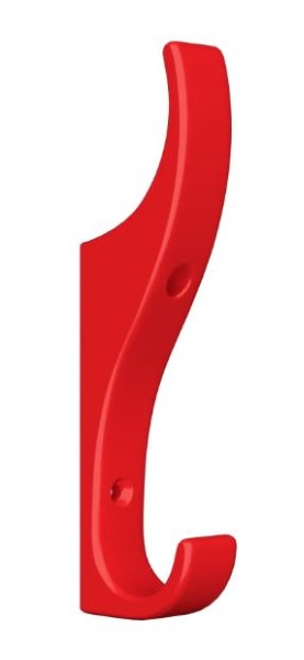 Gower Hat & Coat Hook Red 120mm (EACH)
