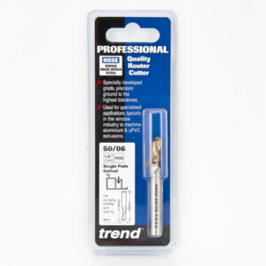 TREND 50/06X1/4HSSE Helical Plunge 6mm Dia (EACH)