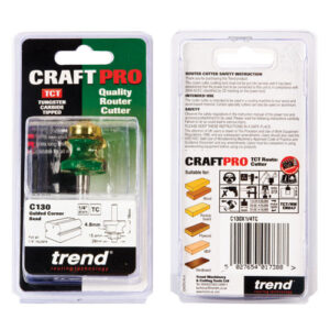 TREND C130X1/4TC Corner Bead 4.8mm Radius x 26mm Dia (EACH)