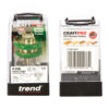 TREND C158X1/4TC Tongue & Groover Set 41mm Dia (EACH)