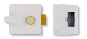 UNION JL1026-WE Cyl Rim Nightlatch Med Case Only White (EACH)