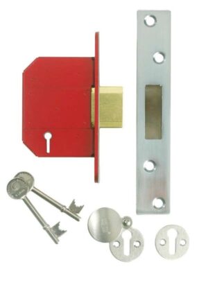 UNION J2100S-PL-3.0 5L Strongbolt Mortice Deadlock BS 81mm SB (EACH)