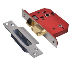 UNION J22WCS-SS-3.0 Strongbolt Bathroom Lock 57cc [5] 57/81mm SS (EACH)