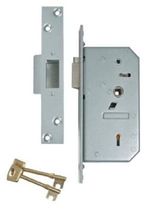 UNION B-3R35-SC-80-LH 5 Detainer Mortice Deadlatch Left Hand 80mm SC (EACH)