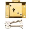 UNION J4046-SD-70 Drawer Lock Cut 4 Lever 70mm Brass (EACH)