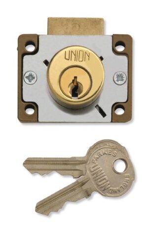 UNION J4148-PL-1.75 Till Lock Cylinder Pattern 44mm Brass (EACH)