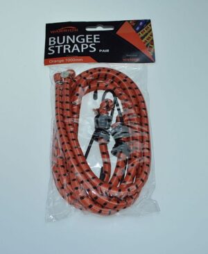 WARRIOR BDX1899C Bungee Straps 1000mm Orange (PK 2)
