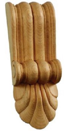 WILD GOOSE PN 656 Large Reeded Corbel Fan Base 305x120x60mm (PAIR)