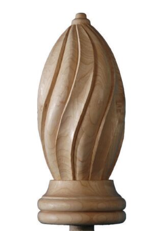 WILD GOOSE PN 788 Lge Spiral Reeded/fluted Newel Post Knob (EACH)