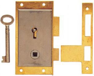 Wardrobe Lock Cut 3.1/2 RH 2 Key (EACH)