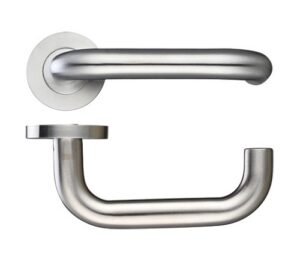 Safety Lever Sprung 19mm Push On Rose SSS (PAIR)