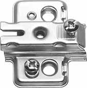 HAFELE 316.52.544 Mounting Plate 4mm NP (HINGE)