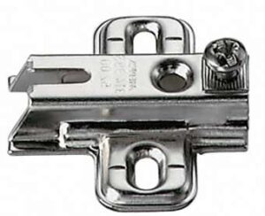 HAFELE 323.83.743 Mount Plate Wing 4mm Screw Fix NP (HINGE)