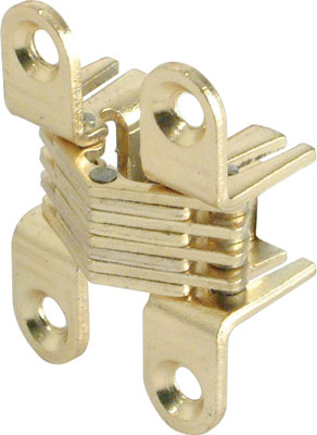 HAFELE 341.05.500 Concealed Hinge 180deg 12x38 Brass Plated (HINGE)