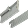 HAFELE 558.50.251 Metal Drawer Side Silver 86h 500mm (SET)