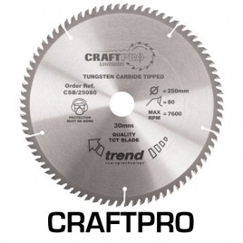 TREND CSB/30072 Craft Saw Blade 300mm x 72t x 30mm (EACH)